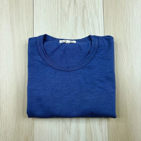 Alex Mill Mens Blue Short Sleeve Crew Neck Casual Everyday T Shirt Size M - Picture 1 of 11